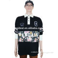 Men`s heavy cotton long sleeve custome--made rugby shirt